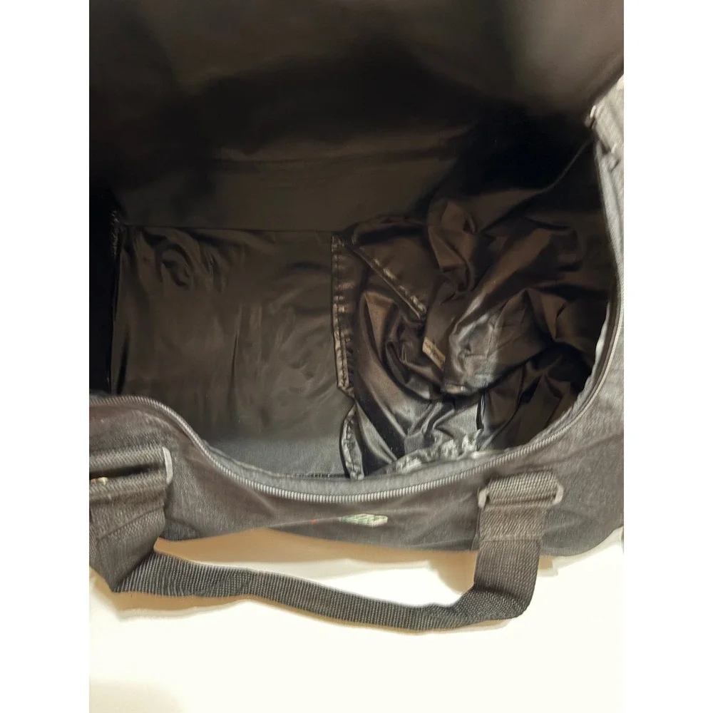 VTG Gatorade Black Duffel Bag Embroidered Logo Gym Sports Travel Carry On Bag